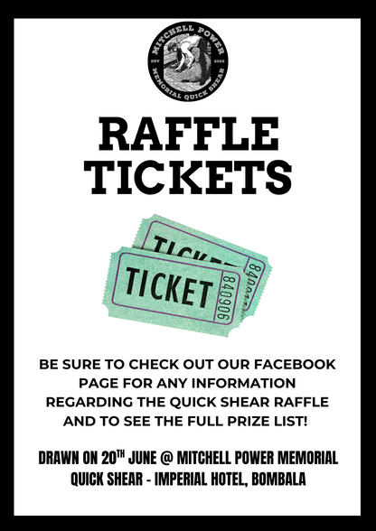 3 Raffle Tickets